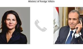 Egyptian, German FMs discuss Middle East crises