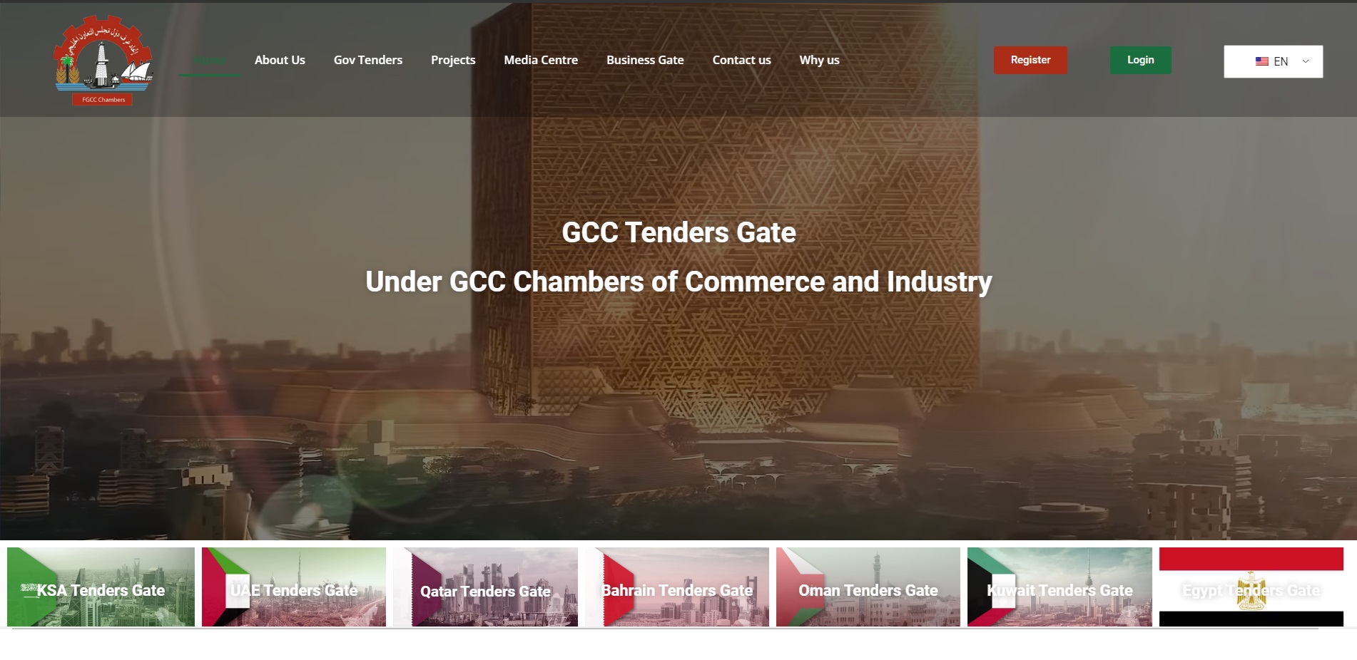 GCC Tenders & Business Gate under the Federation of GCC Chambers