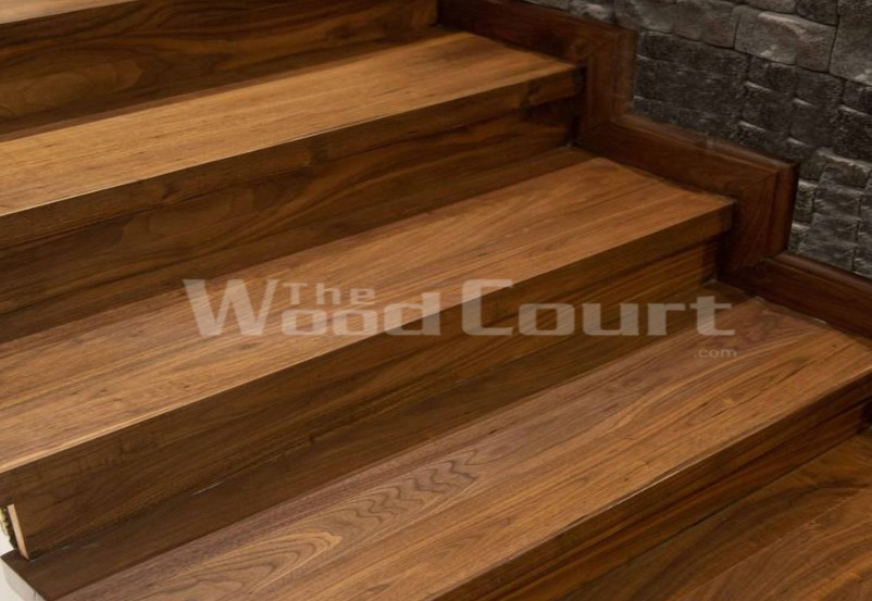 Walnut Neutral Staircase