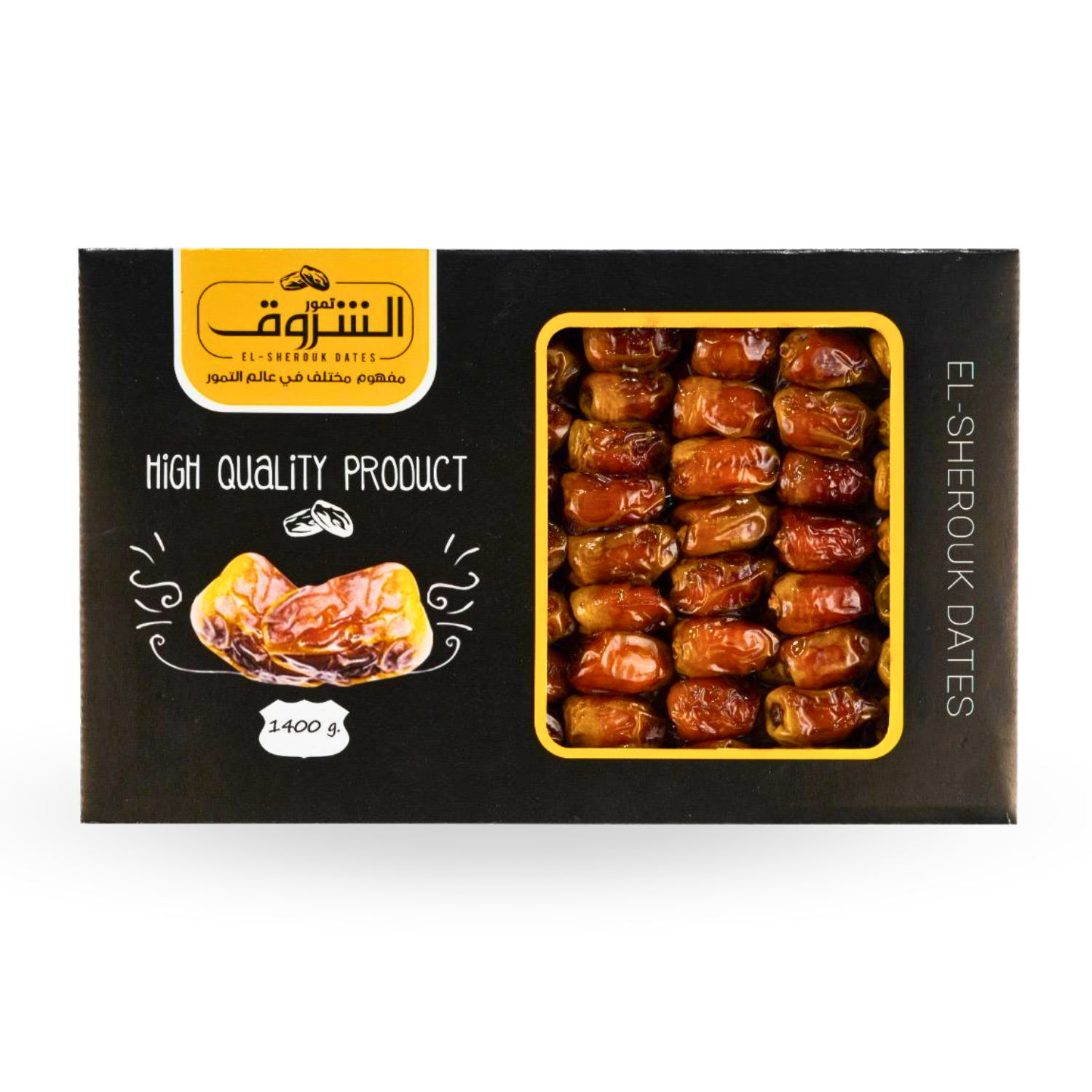 Semi-Dry Dates with Pits, 1.4 kg Box