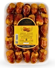 Semi-Dry Dates with Pits, Foam Tray 300-550 Grams