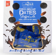 Pitted Dates Stuffed with Oreo Dough and Covered with Chocolate, 250 Grams