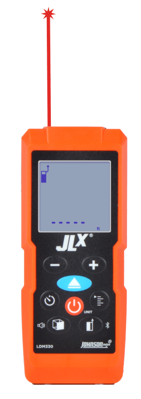 330' Laser Distance Meter w/Angle Sensor and Bluetooth®