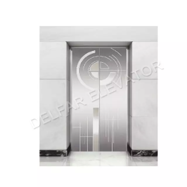 Modern Mirror Etched Stainless Steel Frame