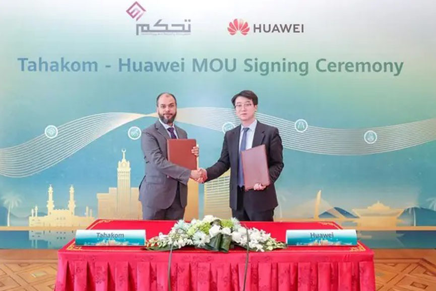 Saudi Arabia’s TAHAKOM strikes MoU with Huawei