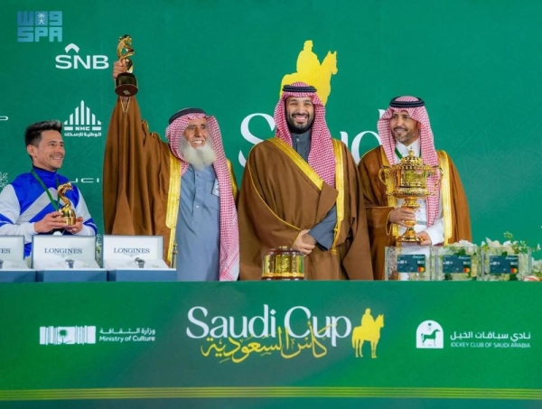 Crown Prince graces Saudi Cup horse race ceremony in Riyadh