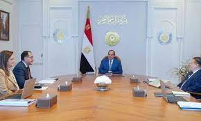 Egyptian president checks economic performance indicators