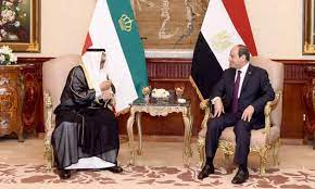 President Sisi, Kuwaiti Emir stress full rejection of liquidating Palestinian cause