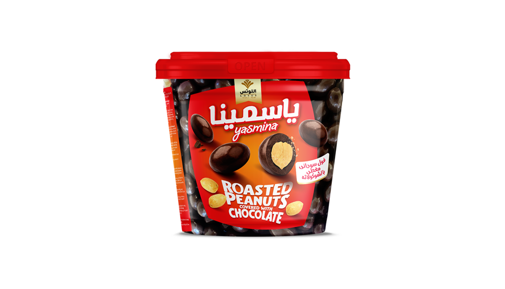 Roasted Peanuts Covered With Chocolate