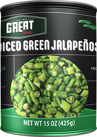 Diced Green Jalapenos
