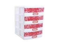 Decor Drawer Chest 4 Parts | كمــودينو 4 دور ديكور