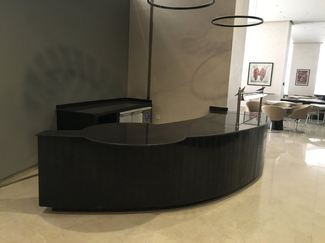 An array of marble and granite products showcasing their natural beauty and versatility.