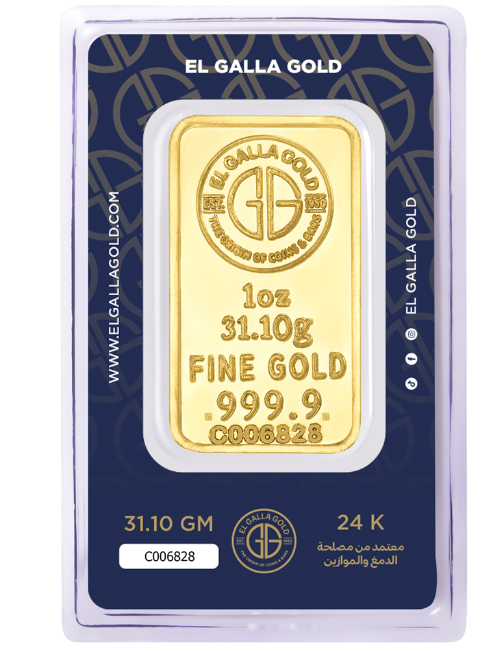 One Troy Ounce Gold Bar