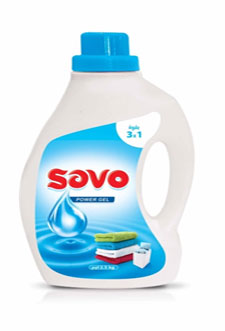 SAVO POWER GEL 2.5L with Sea Breeze